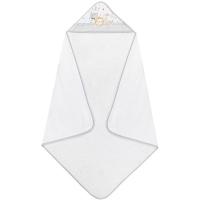 Capa de baño 100x100cm con capucha, 100% algodón tacto suave,absorbente INTERBABY