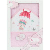 INTERBABY bainuko kapa txanoduna, % 100 kotoizkoa, 100x100cm, leuna eta xurgatzailea