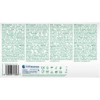 BAYECO nitrilo eskularrua M neurria hautsik gabe, kutxa 100 ale