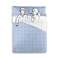 Funda Nórdica Giro, 52% poliéster y 48% algodón EROSKI