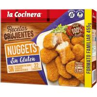 Nuggets sin gluten LA COCINERA, caja 445 g