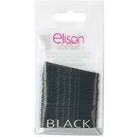 36 Horquillas clásicas negras ELISON, pack 1 ud