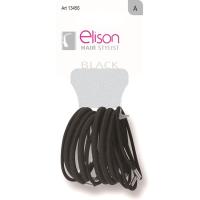 ELISON elastiko beltz txikiak, 6+6, sorta 1 ale