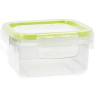 Recipiente hermético rectangular de plástico, 10,8x10,8x5,6 cm GREENERY QD, 300 ml