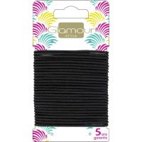Gomas finas negras GLAMOUR, pack 28 uds Gomas finas negras GLAMOUR, pack 28 uds