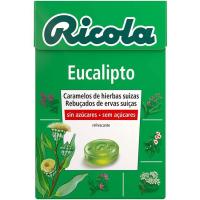 Caramelo de eucalipto sin azúcar RICOLA, caja 50 g Caramelo de eucalipto sin azúcar RICOLA, caja 50 g
