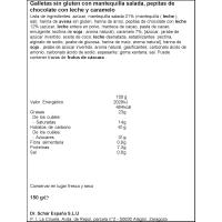 Salted caramel cookies sin gluten SCHAR, paquete 150 g