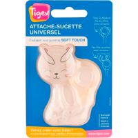 Cadena atachupetes soft touch- conejo-gris  TIGEX, 1 ud