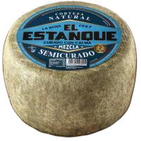 Queso mezcla semicurado EL ESTANQUE, al corte, compra mínima 250 g