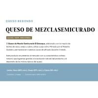 Queso mezcla semicurado EL ESTANQUE, al corte, compra mínima 250 g