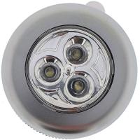Lámpara multisusos con 3 leds, 3 pilas AAA incluidas EUROBRIC, 1 ud