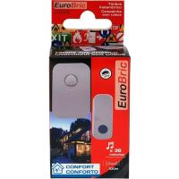 Timbre inalámbrico 150 metros: Pila 2AA no incluida-CR2032 incluida, IP44 EUROBRIC