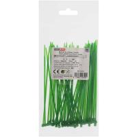 Bridas plásticas verdes, 2,5 x 150 mm EUROBRIC, pack 50 uds