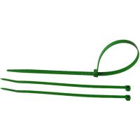 Bridas de nylon verde 2,5 x 100 mm EUROBRIC, pack 50 uds