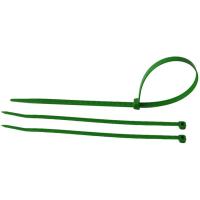 Bridas plásticas verdes, 4,8 x 200 mm EUROBRIC, Pack 50 uds