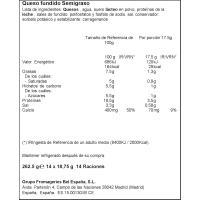 Queso light LA VACA QUE RIE, 14 lonchas, sobre 265,5 g