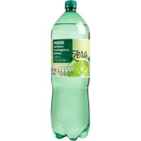 Refresco de lima limón zero EROSKI, botella 2 litros
