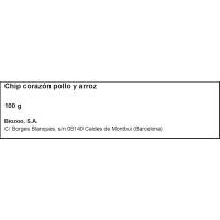 Chips de corazón, pollo y arroz BIOZOO, bolsa 100 g