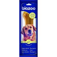 Hueso prensado cuero 25 cm para perro BIOZOO, 1 ud