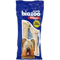 Hueso nudo cuero para perro BIOZOO, paquete 2 uds
