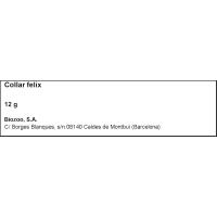 Collar azul Félix BIOZOO, 1 ud