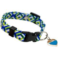 Collar azul cleopatra para gato BIOZOO, pack 1 ud