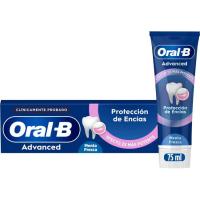 Dentífrico protección encías antibacteria ORAL-B, tubo 75 ml