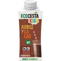 ECOCESTA bio arroz eta kakao edari txiki kaltzioduna, brika 250 ml