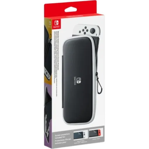 Funda con 2 protectores de pantalla para Switch / Switch Oled