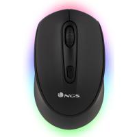 Ratón óptico inalámbrico negro, Smog NGS