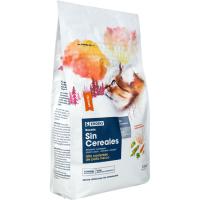 Alimento de pollo no grain para gato EROSKI, saco 1,5 kg