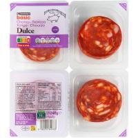 Chorizo dulce extra EROSKI BASIC, pack 4x60 g Chorizo dulce extra EROSKI BASIC, pack 4x60 g