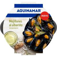 Mejillón cocido al albariño AGUINAMAR, bandeja 500 g