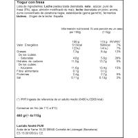 YAOS marrubi zaporeko jogurt grekoa, sorta 4x115 g