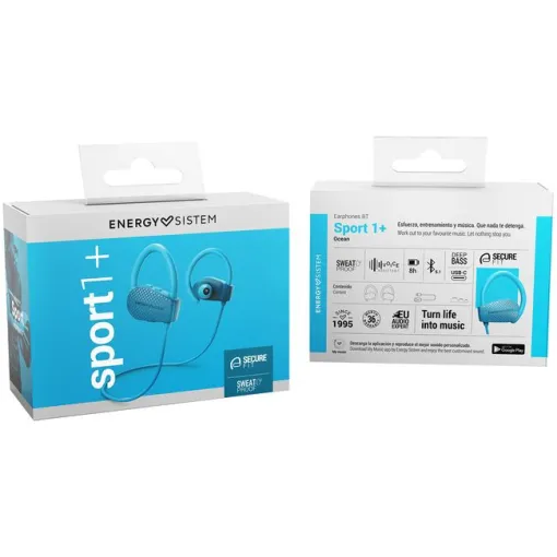 Auricular deportivo azul bluetooth Sport 1+ Ocean ENERGY SISTEM