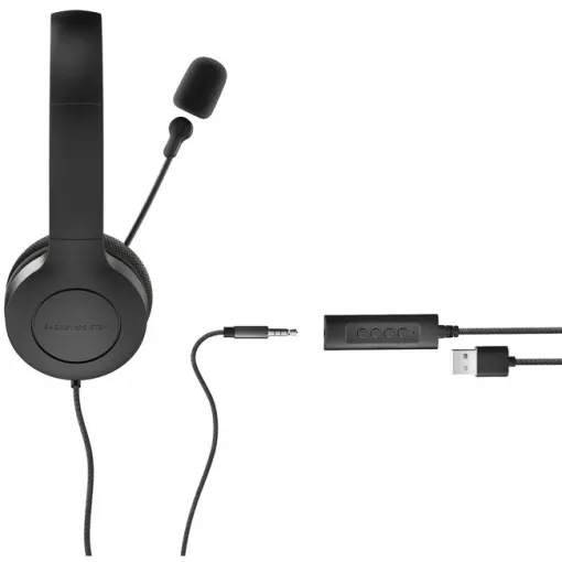 Auricular diadema negro micrófono Headset Office 3 ENERGY SISTEM