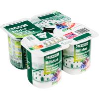 Bífidus con frutas del bosque País Vasco EROSKI, pack 4x125 g