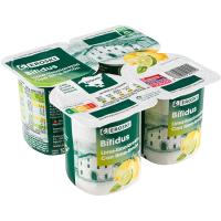 Bífidus con lima limón País Vasco EROSKI, pack 4x125 g