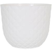 Maceta en pvc Havana Tropical color blanco ARTEVASI, Ø 20 cm