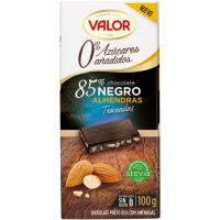 Chocolate 85% s/a almendra troceada VALOR, tableta 100 g