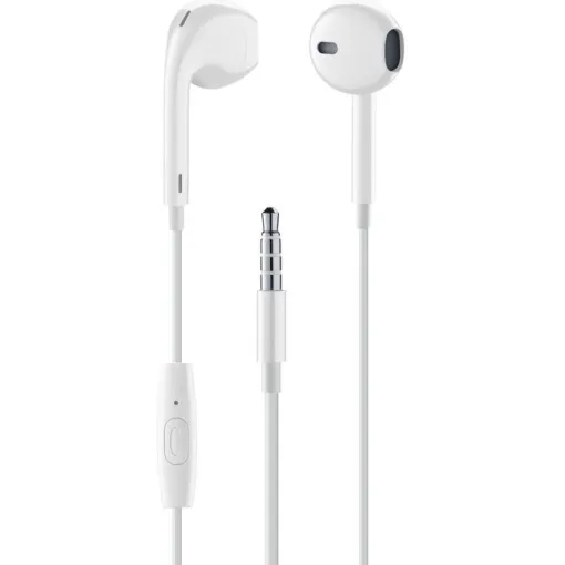 Auriculares de botón blancos con micro, Music Sound CELLULAR LINE