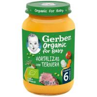 Tarrito de hortalizas con ternera GERBER, tarro 190 g Tarrito de hortalizas con ternera GERBER, tarro 190 g