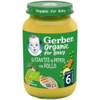 Potito de guisantes, patatas y pollo GERBER, tarro 190 g Potito de guisantes, patatas y pollo GERBER, tarro 190 g