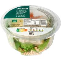 Ensalada de pasta integral y rúcula EROSKI, bowl 280 g
