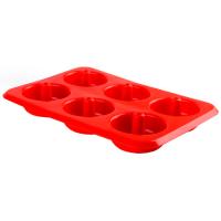 Molde de donuts, 6 huecos, silicona, temperaturas entre -60º y +230º IBILI, 1 ud