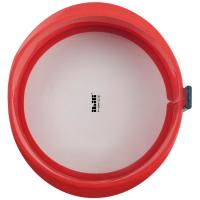 Molde silicona roja redondo con base de cristal IBILI, Ø 26 cm
