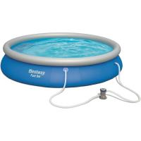 Piscina desmontable autoportante 457x84 cm, con depuradora, Fast Set BESTWAY, 1 ud
