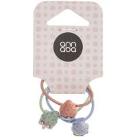 Goma para el pelo mini motivo infantil ANNABA, pack 3 uds Goma para el pelo mini motivo infantil ANNABA, pack 3 uds
