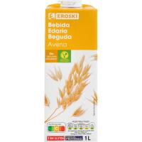 Bebida de avena EROSKI, brik 1 litro