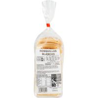 Rosquilla blanca EROSKI, bolsa 250 g